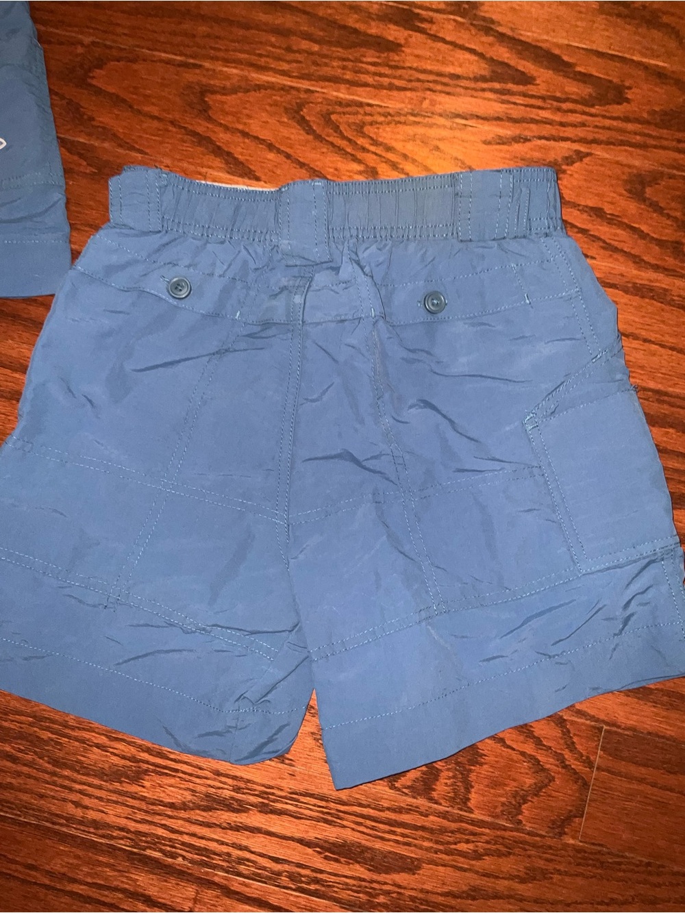 Blue Aftco Elastic Waist Shorts